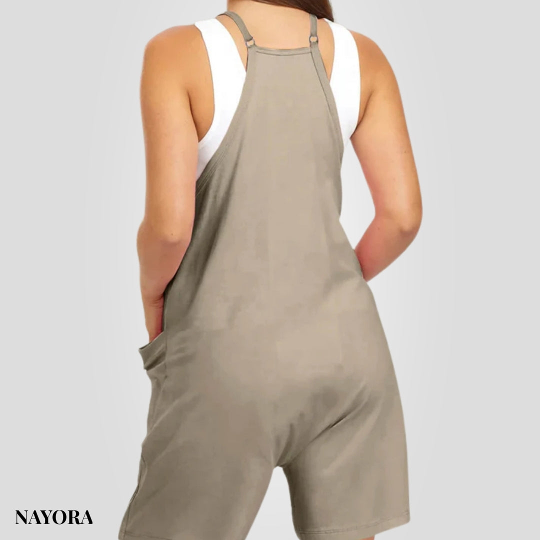 NAYORA Oversized Kismama Rövid Overál – Terhességre & Szülés Utánra