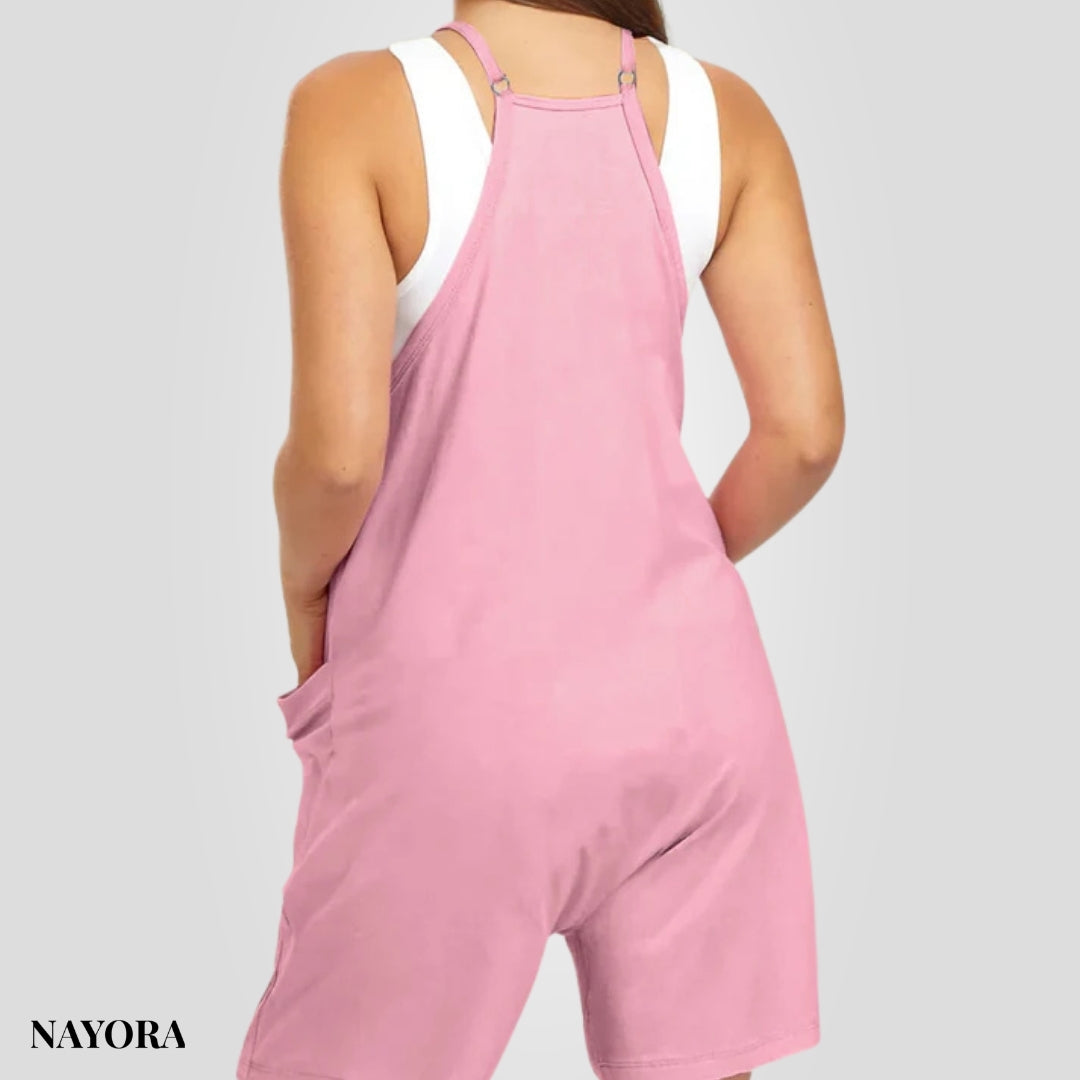 NAYORA Oversized Kismama Rövid Overál – Terhességre & Szülés Utánra