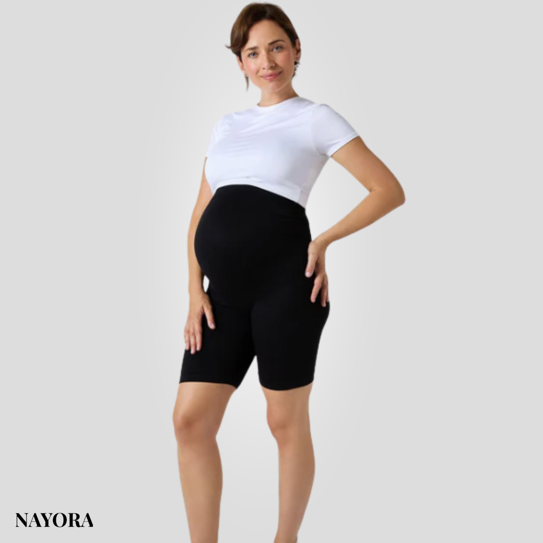 NAYORA Kismama Rövid Leggings – Könnyű & Légies