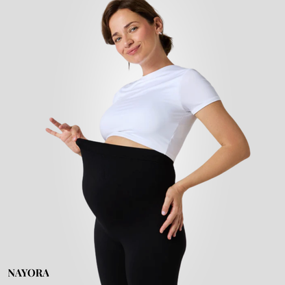 NAYORA Kismama Rövid Leggings – Könnyű & Légies