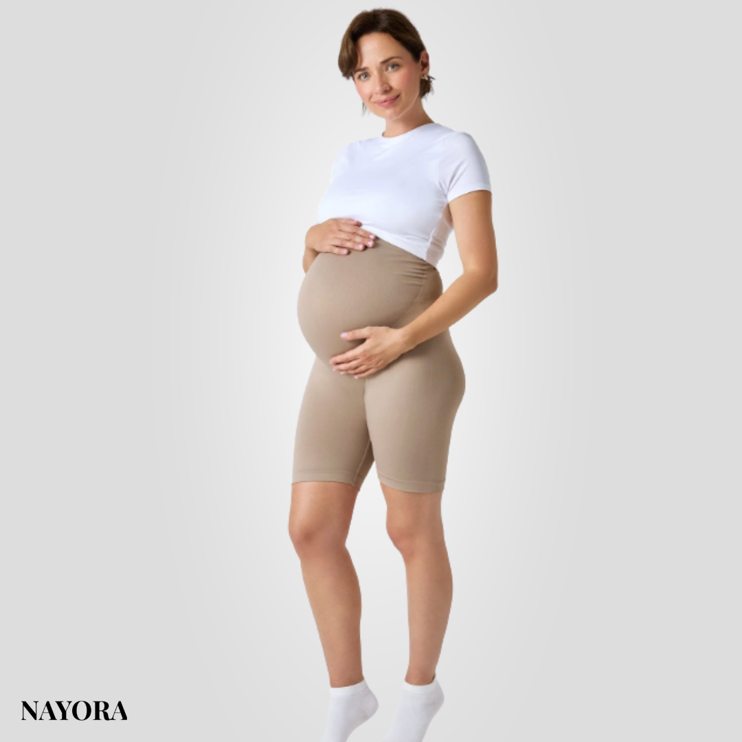 NAYORA Kismama Rövid Leggings – Könnyű & Légies